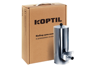 Дымогенератор Koptil 1 "Ужин своими руками" - небольшой аппарат для любителей копченостей Дымогенератор Koptil 1 на фоне коробки